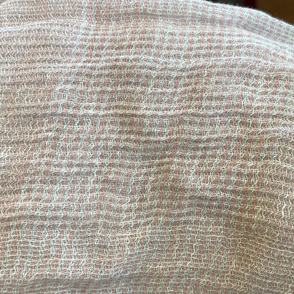 SASSO + SMYTH LINEN AND COTTON SCARF. - Picture 6 of 9